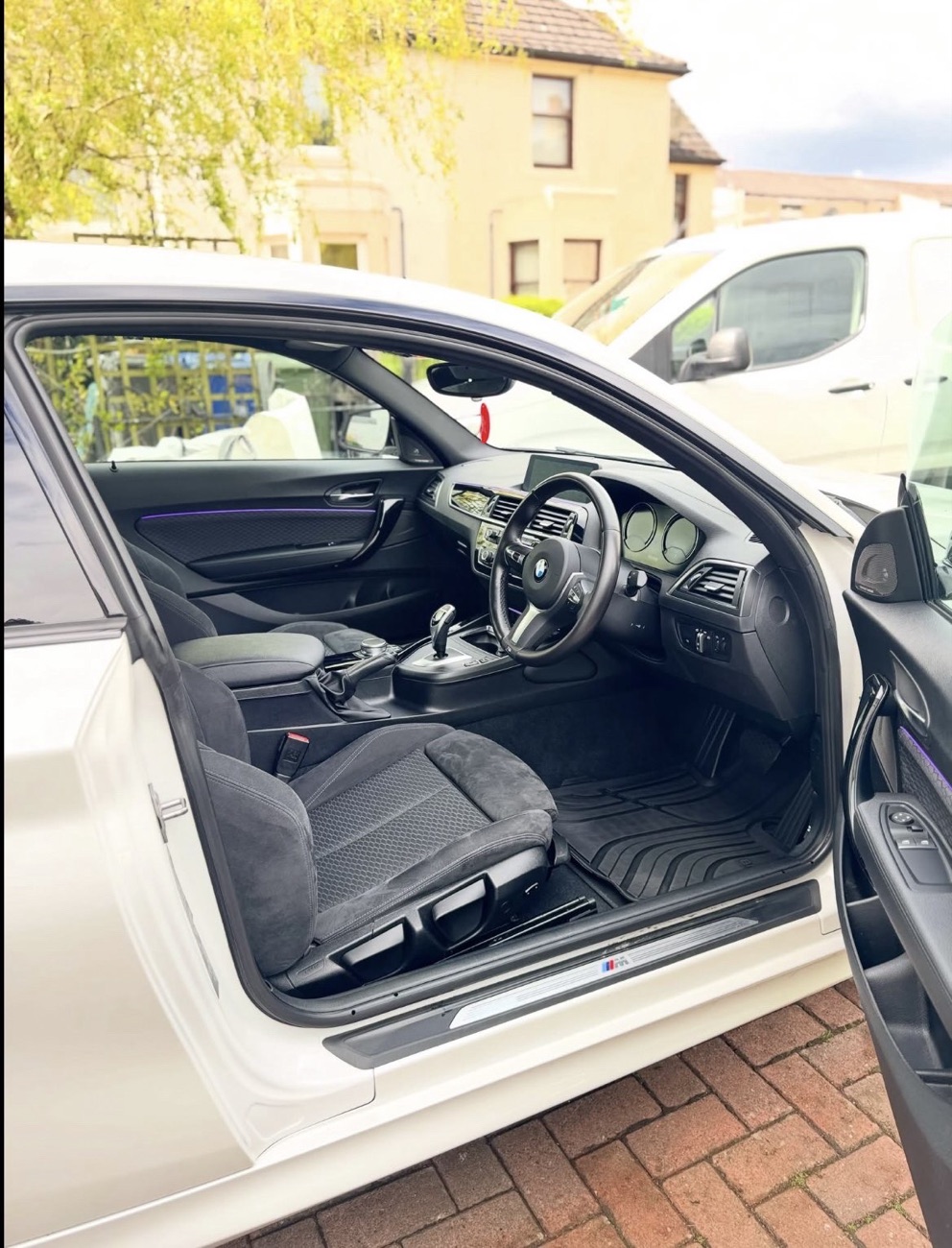 BMW 1 Series Alcantara interior after a full interior valet
