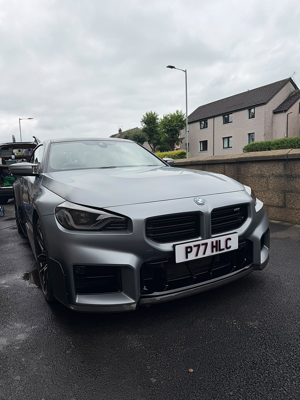 Grey BMW M2 after a full exterior detail