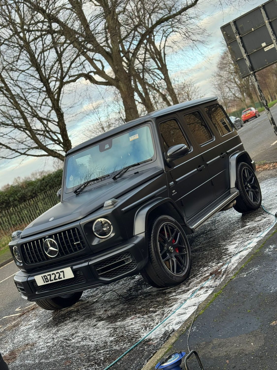 Black Mercedes-AMG G63 detailed by Rinse Revive in Falkirk