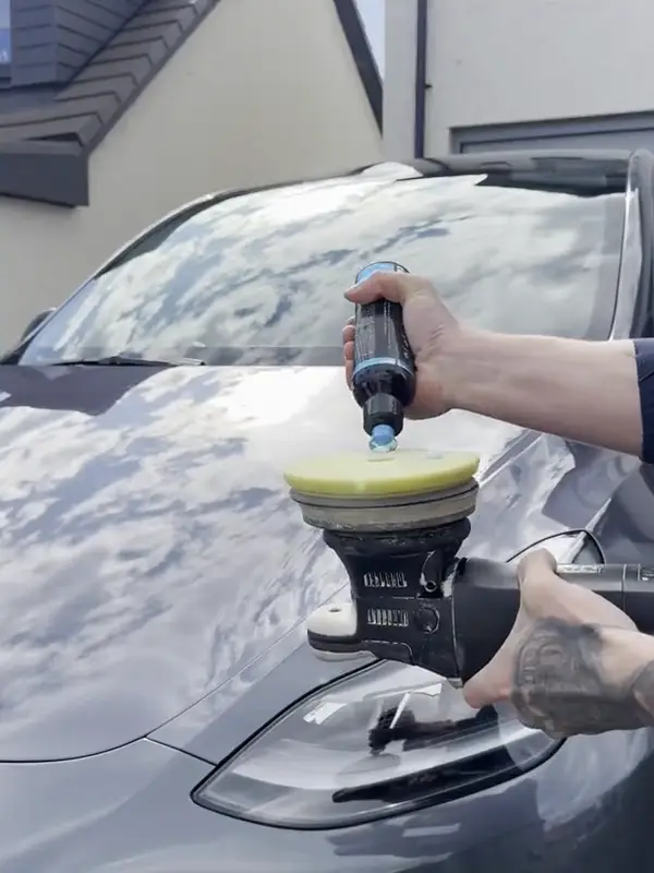 Machine polishing during a single stage paint correction